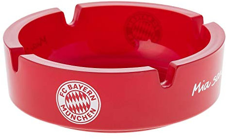 FC Bayern München Aschenbecher rot rund Ascher FCB Ashtray