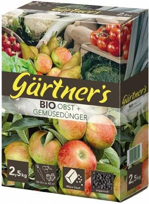 Gärtner`s Bio Obst+Gemüsedünger GÄR 2,5 Kg