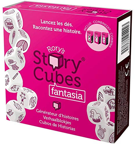 Asmodee Story Cubes: Fantasy - alle Versionen erhältlich, mehrsprachig (ASMRSC28ML1), ab 8 Jahren.