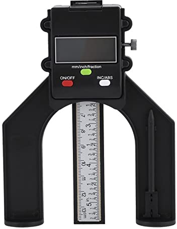 TOPINCN Höhe Öffnung Tiefenmesser 0-80 mm Ziffer Anzeige INC/ABS mit Selbst stehend Magnetische Füße MEHRWEG VERPACKUNG