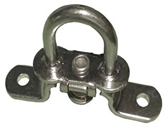 FKAnhängerteile 50 Stück - Drehverschluss für Ovalösen - verzinkt - 42x22mm - Hoch