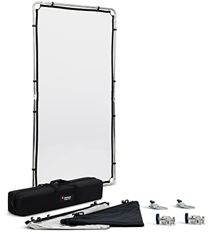 Manfrotto Pro Scrim - Kit Todo en uno, 1,1 x 2 m, tamaño Mediano