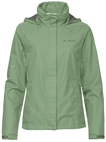 VAUDE Women's Escape Bike Light Jacket| Leichte 2-Lagen Regenjacke - Zuverlässiger Rad-Regenschutz | Dünnes Netzfutter | Kapuze im Kragen | Reflektierende Elemente | Eco Finish