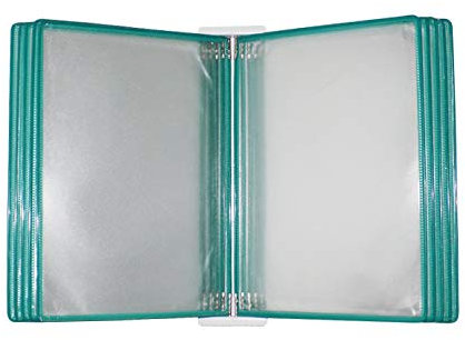 Wall Document Organizer, an der Wand montierter Dokumentenhalter, Flip-Aktenhalter, an der Wand montiertes magnetisches Display (PVC + Metall) 33 * 23 * 10 cm (Farbe: A) (Farbe: E) (Color : D)