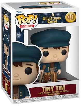 Funko POP! Movies: A Christmas Carol - Tiny Tim | Offizielles Cartoon/Animation Merch - Vinyl Sammelfigur als Regal Deko - Geschenkidee zum Geburtstag für Fans und Sammler