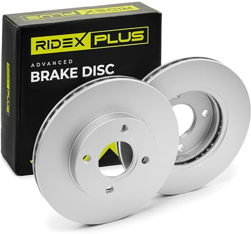 RIDEX PLUS 82B0006P 2x Bremsscheiben Vorne Ø258mm Belüftet Kompatibel mit FORD Fiesta Mk6 Schrägheck JA8, JR8 1E0533251 1148202 1388256