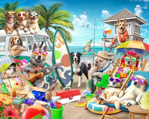 VCC Puzzle 1000 pièces par VCC – Puzzles cool pour adultes et familles – Grandes pièces emboîtables – 76,2 x 61 cm
