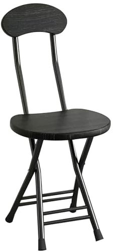 AJYBYUKJ Tragbare Klappstühle, Faltbare Hocker aus Metall, robuster Klapphocker für Erwachsene, Büro, Küche, Garten, Badezimmerhocker Beauty Comes