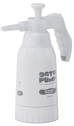 OctoSpray Food 1200 | Tryckspruta med sprejflaska | 1 200 ml | Lämplig för mat | kök, grill, hushåll och matdetaljhandel | Tillverkad i Tyskland