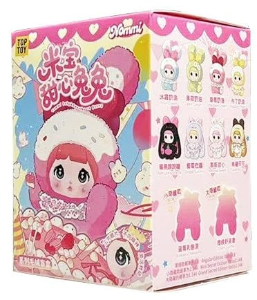 Shopular Nommi Sweetheart Bunny Series Blind Box 2ndgen Mibao Kawaii Action Figure Mystery Plush Doll Bag Keychain Pendant