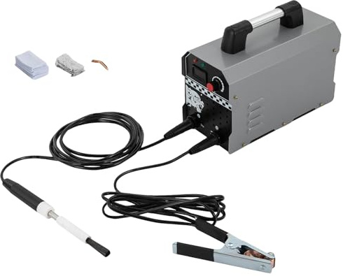 Procesador de Cordón de Soldadura de 1300 W, Máquina Limpiadora de Soldaduras de Acero Inoxidable con Pistola de Manejo y Posicionador, Pantalla Digital, Ajuste de Voltaje