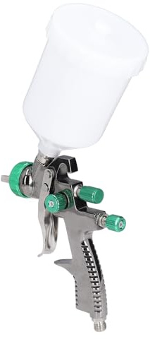 MasYosh Spruzzatore di Vernice HVLP, Pistola a Spruzzo a gravità Professionale Spruzzatura Uniforme e Uniforme, con Design Leggero in Lega di Alluminio, per Progetti di Pittura Murale