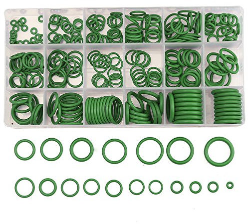 Alamor Mxrw1 R22/R134A Klimaanlage O-Ring Gummiringe Wasserdichte Unterlegscheibe 270Pcs - Grün