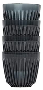 Huskee 3oz Renew Espresso Cup 4 Pack - Smoke