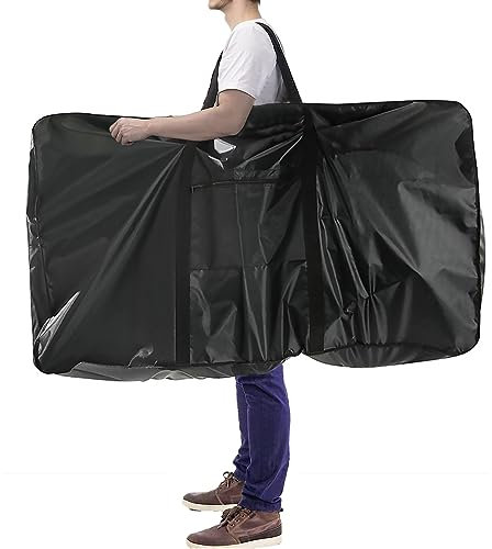 Fahrrad Transporttasche, Fahrrad Reisetaschen Klapprad Tasche Fahrrad Reisetaschen Transporttaschen Fahradtasche Schutzhülle für 26-29 Zoll Falträder für Transport Flugreisen und Outdoor Aktivitäten