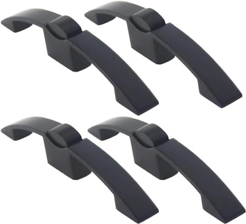 Schrankschloss, Schubladenschloss, Push-Schloss for Wohnmobil, Wohnmobil, Auto, Wohnmobil, Wohnwagen, Boot, Schrankschlösser, Griff, Zuhause, Schubladenriegel, Knopfschlösser, 128 mm (schwarz, 1 Stück