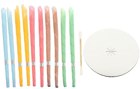 Mobestech 1Set Ear Wax Tool Kit Beeswax Candle for Ear Cleaning Protection Candles for Adults for Use