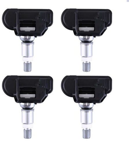 BYNYXI 4PCS TPMS Reifendrucksensor für 2007–2015 Mercedes-Benz Klasse A B C GL GLA GLK MR W176 W205 C207 W212 RDKS Sensoren A0009050030 Reifendruckkontrolle Reifendruckkontrollsystem
