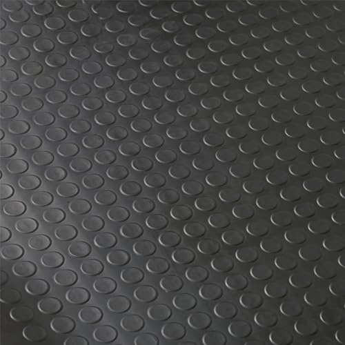 Xtremeauto Rubber Matting 1.5M X 1.2M - Rubber Matting Flooring Roll, Non Slip Garage Floor Mats, Suitable For Outdoor Use, No Odour Shed Madding Sheet 3mm Thick Garage Flooring (Coin Top)