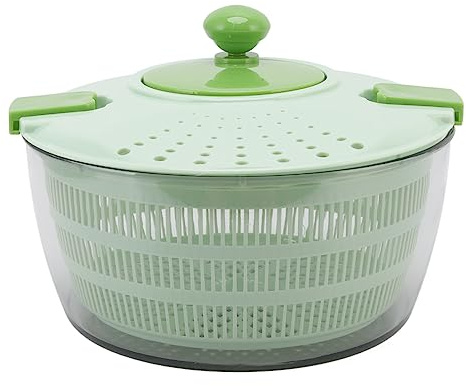 4L Essoreuse à Salade,Séchoir à Légumes Laveuse à salade,avec panier de lavage pour légumes déshydrateur de fruits domestique pour légumes, fruits, laitue