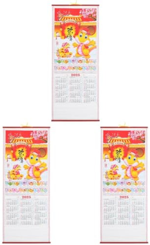 Lurrose 3stücke Hängender Wandkalender Für Organisation Hochauflösende Und Dekorative Monatsübersicht Für Zuhause Und Büro Für Individuelle Notizen Und Erinnerungen