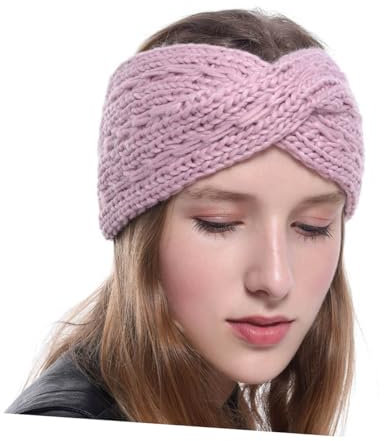 GALPADA 4 Pièces Bandeau En Fil De Laine -tête -tête Bandeaux Noués Pour Les Filles x Tressés Pour Femmes x Dames Tricoté En Laine En Grosse Maille