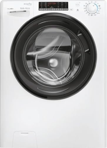 Candy Smart Pro Inverter Lavasciuga Slim 7+4 Kg, Libera Installazione, 1400 Giri, Classe A, Programmi Rapidi, App hOn, Programma Vapore, AxLxP 89x60x45, Bianca - CSOW 4746TWMB5-S