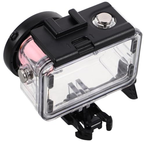 Uonlytech Copertura Protettiva Trasparente Per Fotocamera Per Subacquee Doppi Supporti Slitta Per Accessori Ottimizzata Per Piccole Fotocamere Digitali