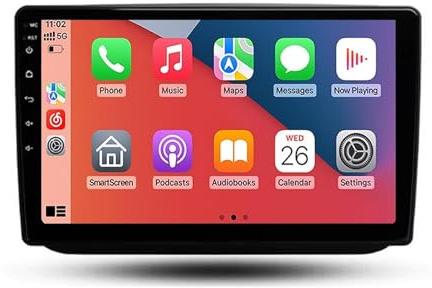 DPBXQ 9 Android 12 2 Din Autoradio Bluetooth Main Libre avec pour Fabia 2 2008-2013 Poste Radio Voiture Soutient USB FM AM Carplay HD Multi-Touch Écran,K7 8 Core 4G+WiFi 8G+128G