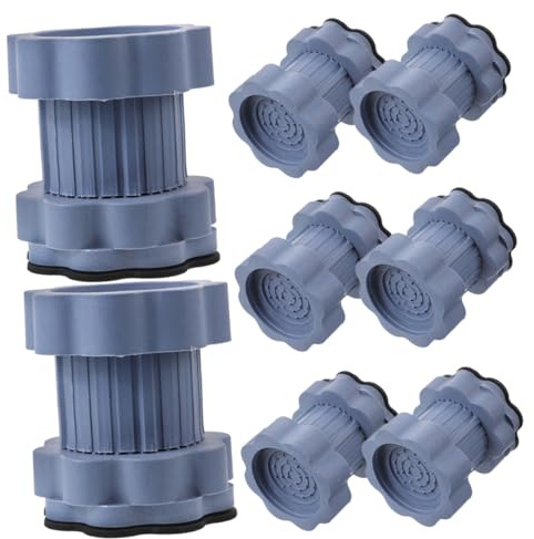 Washing Machine Protective Pad 8pcs Adjustable Height Non Slip | Appliance Sliders Washing Machine, Plastic Build, Household Use, Noise Cancelling Support