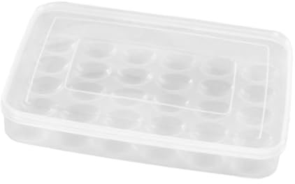 Hemobllo 30 Griglie Scatola Contenitore Con Coperchio Porta Uova Per Frigorifero Contenitore Per Uova Di Grande Capacità Portauova in Plastica Scatola Per Conservare
