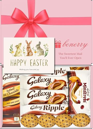 Benerry Chocolate Gift Box Hamper - 10 Treats Easter Gift - Smooth Sweet Box of Chocolates