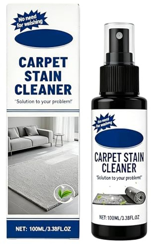 Fleckenentferner für Teppiche 100ml Flecklöser für Wäsche | Teppichreinigungsspray Geeignet für Restaurants, Hotels, den , die Wohnung, das Schlafzimmer, die Küche und das
