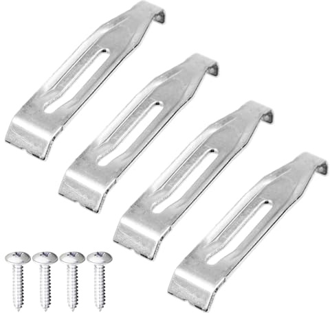 Spares2go Fixing Bracket Installation Kit Compatible with Smeg Hob 698290402 (Stainless Steel)