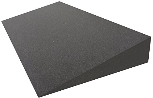 Dibapur® Keilkissen aus Schaumstoff für Oberkörperhochlagerung fürs Bett, Matratzen Matratzenkeil Matratzenerhöhung Hochlagerungskeil ohne Bezug, B 80 x T 50 x H 15/1 cm