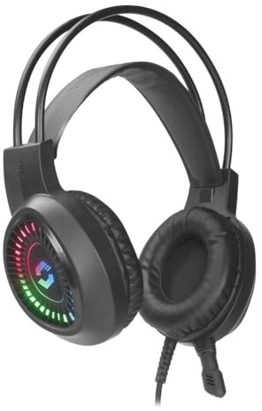 Speedlink VOLTOR LED Auriculares - para Gaming, Control de Volumen Integrado, Diadema Flexible, Negro