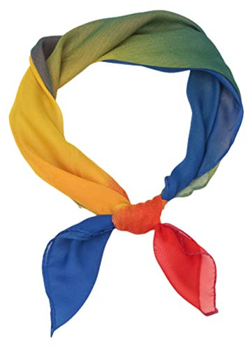 FAIRYGATE Chiffon Kopftuch für Frauen wie Seidensatin Schal zum Einwickeln der Haare in der Nacht Bandana Quadratischer Designer Schal zum Schlafen DA2719