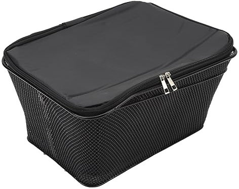 20L große Kapazität hinten Rack Tasche, Universal Oxford Tuch Fahrradkorb hinten mit wasserdichter Abdeckung, Tragbares, rostfreies Fahrradzubehör für Reisen und Pendeln