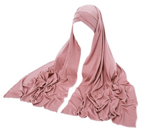 URFEDA Hijab Kopftuch Damen Hijab muslimisch weicher Hijab Christliches Kopftuch schal Moderne islamische Kopftücher für Sommerschal Damen Tuch Schal Kopftuch Muslimisch Kopftuch Schal Leichtes
