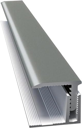 Yoeoefuo Übergangsleiste Übergangsprofil Höhenausgleich 90cm Randleisten Aus Metall Mit Sockel Übergangsprofile Bodendeckleisten Türschwelle Türschwellen Leiste Schwellenstreifen Dekorative Zierleiste