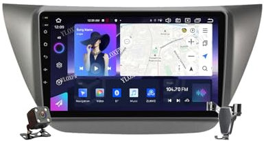 YLOXFW Android 12.0 Autoradio Stereo Navi mit 4G 5G WiFi DSP Carplay für M-itsubishi Lancer IX 2001-2010 Sat GPS Navigation 9 Zoll MP5 Multimedia Video Player FM BT Receiver,M200s