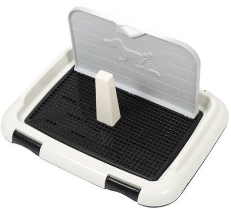 BESPORTBLE Hundetoilette Kunststoff Welpentoilette Mit Anti Rutsch Boden Für Kleine Und Mittelgroße Hunde Indoor Haustiertoilette Trainingsschale