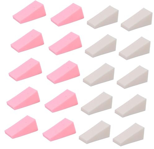 PLAFOPE 40stücke Kosmetische Make-up Schwämme Nass Und Trocken Verwendbare Puder Schwämme Für Gesicht Foundation Und Concealer