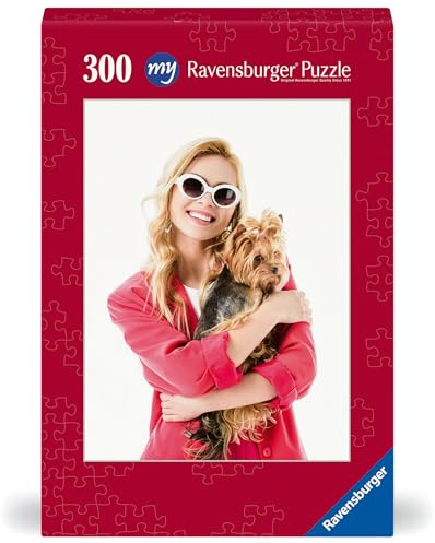 Ravensburger Fotopuzzle 300 Teile mit eigenem Bild Hochformat Rot | 300 Teile, Zum Selbstgestalten, Personalisierte Fotogeschenke, Für Kinder und Erwachsene