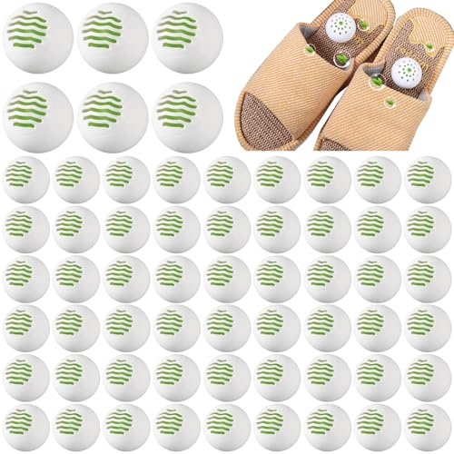 Palline di deodorizzatore per scarpe, palline di odore da scarpa naturale da 1,6 pcs, sfere di deodorizzatore di sneaker, palline di odore per scarpe da palestra, armadietti, cassetto del guardaroba