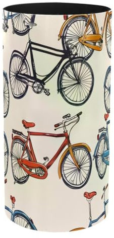 VAPOKF Porte-stylos pour bureau, boîte à musique, pot à crayons, pinceaux de maquillage, rangement de fournitures de bureau, organisateur pour la maison et le bureau – Vélos colorés