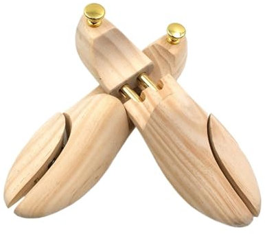 GSJNHY Shoe Tree Men's and Women's Shoe Trees Twin Tube Adjustable Wood Shoe Tree(EUR43-44)