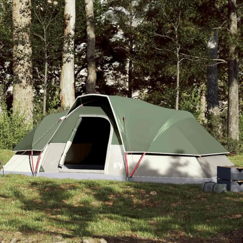 INLIFE Kuppel-Familienzelt 9 Personen Grün Wasserdicht,Sportartikel,Outdoor-Aktivitäten,Camping & Wandern,Zelte,Grün,9.15 KG,94563