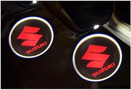 ZXCDRFT Car Door Lights Logo for Suzuki Swift SX4, LED Car Door Interior Light, Welcome Lights Personalized Projector