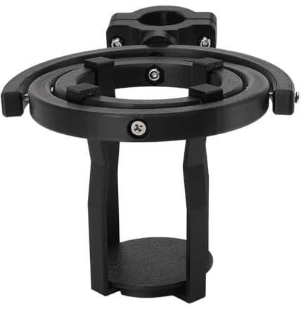 Fabater Portavasos Giroscópico Hecho de Material de para Bicicleta Scooter Eléctrico, Portavasos Giroscópico Duradero y a Prueba de Fugas (Black)